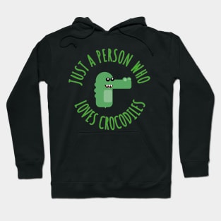 Just a person who loves crocodiles Hoodie